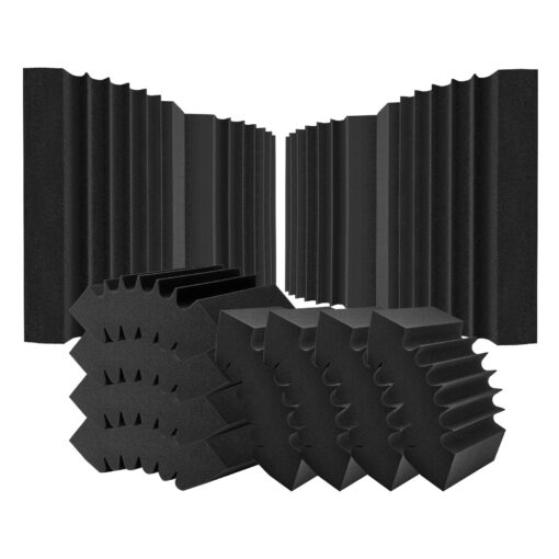 VEVOR High Density Acoustic Foam Panels 4 Pack with Adhesive