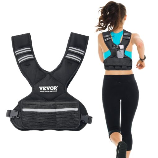 VEVOR Adjustable Weighted Vest 5 9kg 11 20lb for Men and Women Neoprene
