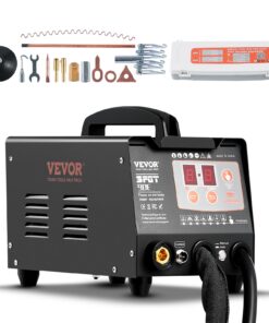 VEVOR 3KW Dual Gun Spot Welder Dent Repair Kit with 7 Welding Modes for Steel Car Panels - Professional Grade