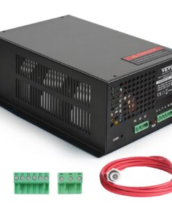 VEVOR 150W CO2 Laser Power Supply with Cooling Fan for Laser Engravers and Cutters - Compatible with Various Brands