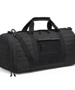 VEVOR 45L Tactical Duffle Bag with MOLLE System and Shoe Compartment