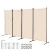 VEVOR 4 paneļu auduma privātuma telpas sadalītājs