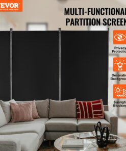 Melns Oksfordas auduma privātuma aizslietnis birojam