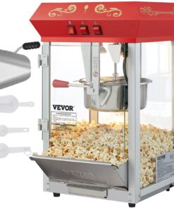 VEVOR 850W Commercial Popcorn Machine with 8 Oz (226g) Capacity