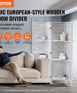 122 cm (48 inch) Louvered Privacy Screen for Home and Office