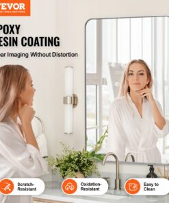 Pret koroziju un skrāpējumiem izturīgs vannas istabai un viesistabai