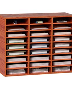 VEVOR Medium Density Fiberboard Wood Literature Organizer