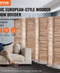 8 paneļu žalūziju ekrāns privātumam un mājas dekoram