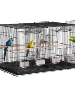 VEVOR Large Metal Bird Flight Cage with Divider