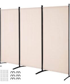 VEVOR 3-Panel Fabric Room Divider Privacy Screen