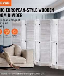 128 Inch (325 cm) Privacy Screen with Louvered Design