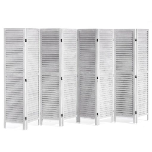 VEVOR 8 Panel European Style Wooden Room Divider