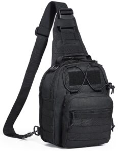 VEVOR 10L Tactical Sling Backpack with MOLLE System