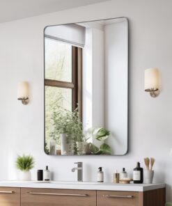 VEVOR Square Wall Mounted Mirror 91 x 122 cm (36