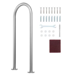 VEVOR CNC Aluminum Pool Handrail 91 x 33 cm (36 x 13 inch) with Base Plate