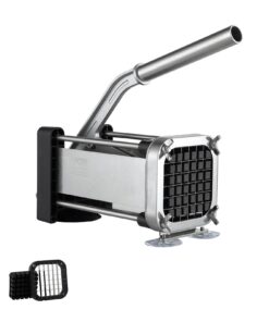VEVOR Stainless Steel French Fry Cutter and Vegetable Slicer with 1/2 Inch (1.27 cm) Blade