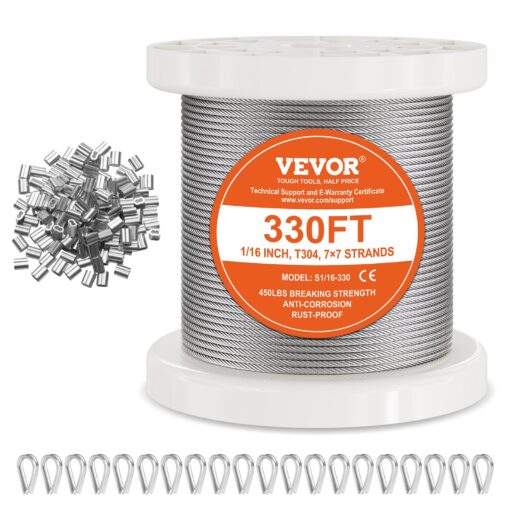 VEVOR T304 Stainless Steel Cable