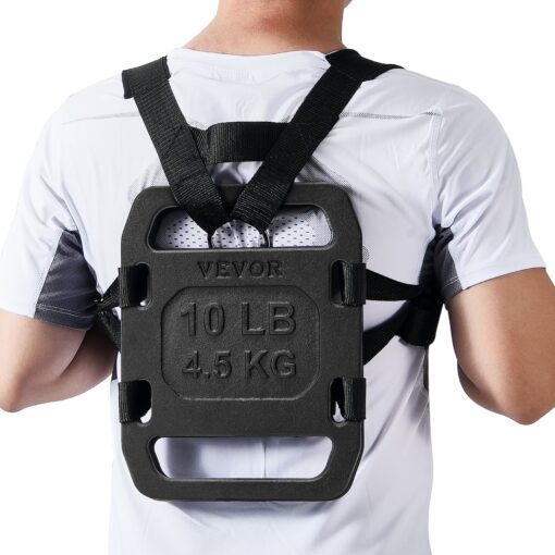 VEVOR Compact Cast Iron Ruck Weight Plates with Handle
