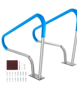 VEVOR baseina margu komplekts 2 PCS 122x91 cm (48x36 collas) Nerūsējošais tērauds 304 ar pamatplāksni āra baseiniem un spa baseiniem
