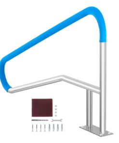 VEVOR 140 x 81 cm (55 x 32 collas) nerūsējošā tērauda baseina margas ar pamatni baseiniem un baseiniem