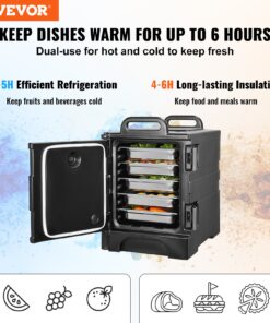 Sakraujama ēdināšanas trauku kaste karstu vai aukstu ēdienu uzglabāšanai