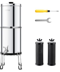 VEVOR 8.5L Gravity-Fed Countertop Water Filter System