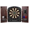 VEVOR Electronic Dartboard Cabinet Set with LED Display and 135 inch 343 cm Soft Dartboard