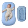 VEVOR 100 Cotton Double Sided Baby Lounger Nest for Newborns   90 cm 35 in Soft Infant Co Sleeper with Breathable Cushion