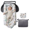 VEVOR 100 Cotton Baby Lounger Pesa Kupees koos Peatugi jaoks Vastsündinuid