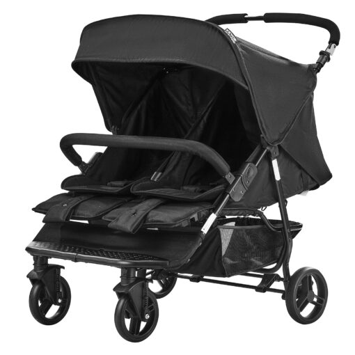 VEVOR Double Side by Side Foldable Lightweight Twin Stroller