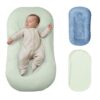 VEVOR Baby Infant Lounger 100 Cotton Newborn Nest Sleeper with 2 Covers