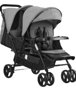 VEVOR Lightweight Foldable Double Stroller for Twins