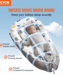 100% Kokvilnas gulētājs jaundzimušajiem un maziem bērniem