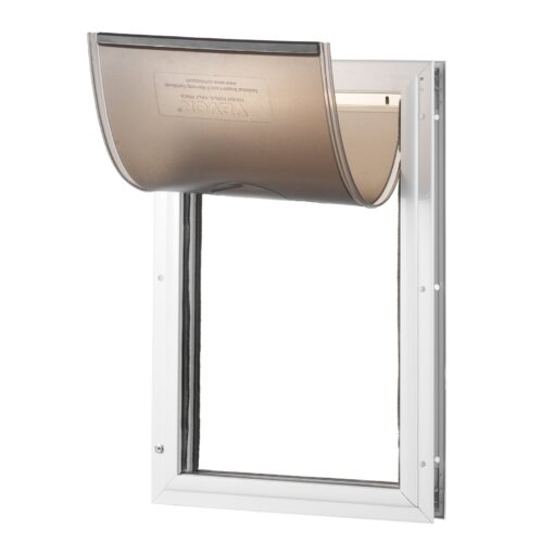 VEVOR Small Pet Door with Lock and Magnetic Flap