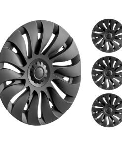 VEVOR 48 cm (19 inch) Wheel Rim Cover for Tesla Model Y 2021-2023 Hubcap with Valve Nozzle Hole - Durable PC+ABS Material