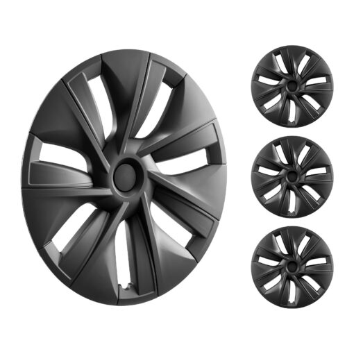 VEVOR 48 cm 19 inch Wheel Rim Cover for Tesla Model Y 2020 2023 with Valve Nozzle Hole