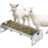 VEVOR Galvanized Steel Livestock Feeding Trough   833L 22 Gallon Capacity