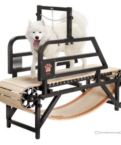Non-Electric Dog Treadmill for Large Dogs up to 100 kg (220 lbs) - Indoor Pet Running Machine