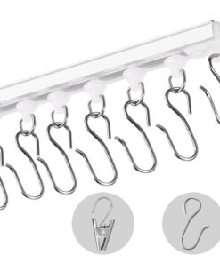 VEVOR Ceiling or Wall Mount Curtain Track Set