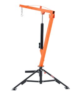 VEVOR 1000 lbs (453 kg) Hydraulic Pickup Truck Crane Hoist with 360° Swivel and Adjustable Boom