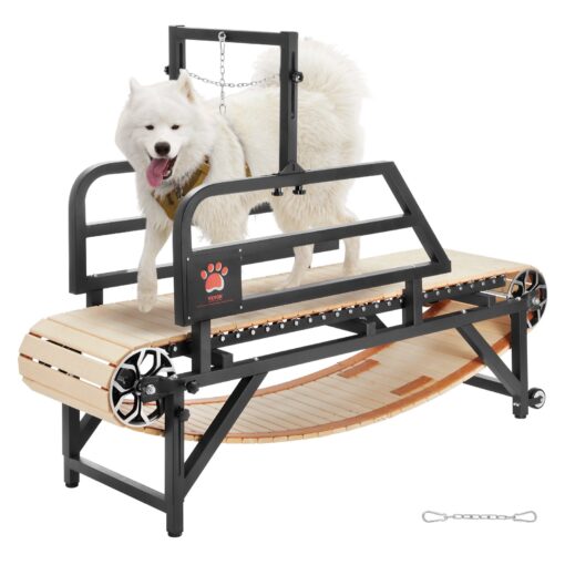 Non Electric Dog Treadmill for Large Breeds up to 100 kg 220 lbs with Adjustable Features and Robust Frame