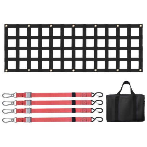 VEVOR Heavy Duty Adjustable Tailgate Net for Pickup Trucks