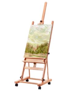 VEVOR Adjustable H-Frame Studio Easel with Tray Storage