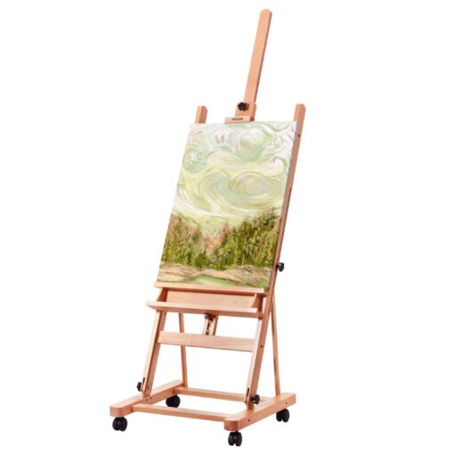 VEVOR Adjustable H Frame Studio Easel with Tray Storage