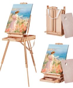 VEVOR Foldable French Easel with Storage Drawers