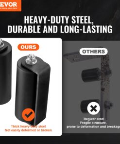 Rust-Resistant Steel and Nylon Wheels