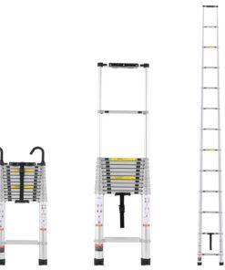 VEVOR Aluminum Telescoping Extension Ladder 5m (16.5ft) with Multi-Key Retraction