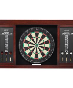 Wood Dart Cabinet Set