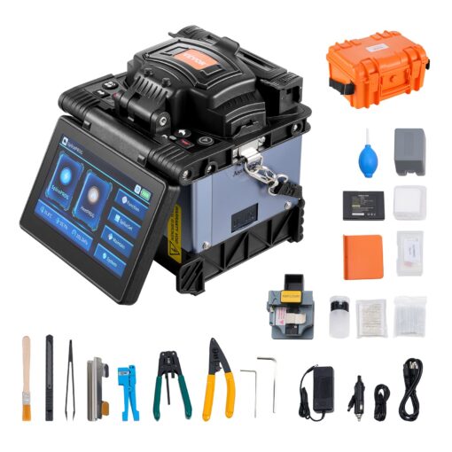 VEVOR Fiber Fusion Splicer with 6 Motors