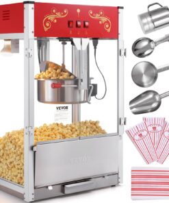 VEVOR 1615W Commercial Popcorn Maker with 16 Oz (454 g) Capacity